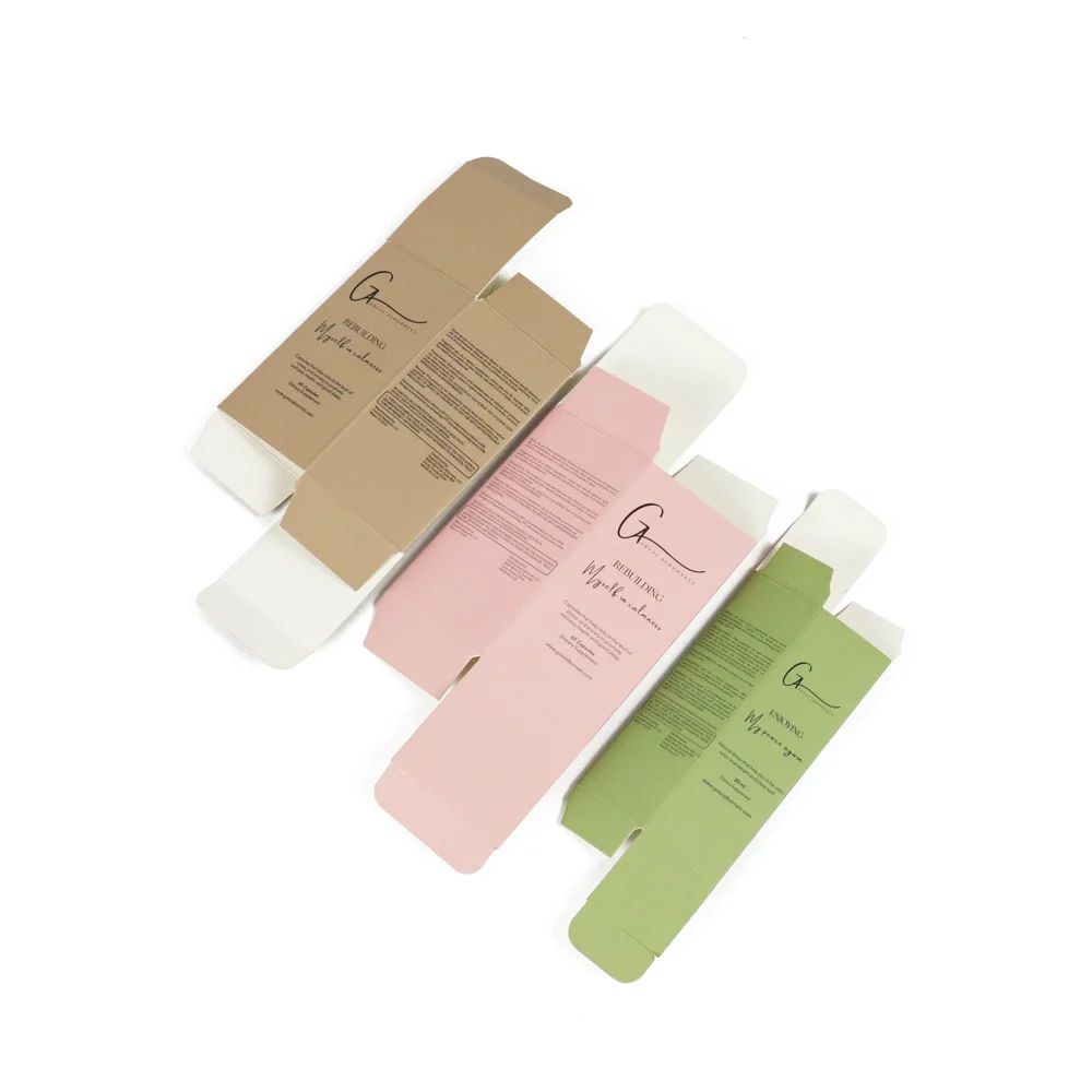 customized craft biodegradable essential oil cosmetic cardboard fashion perfume eco friendly makeup skincare packaging paper box