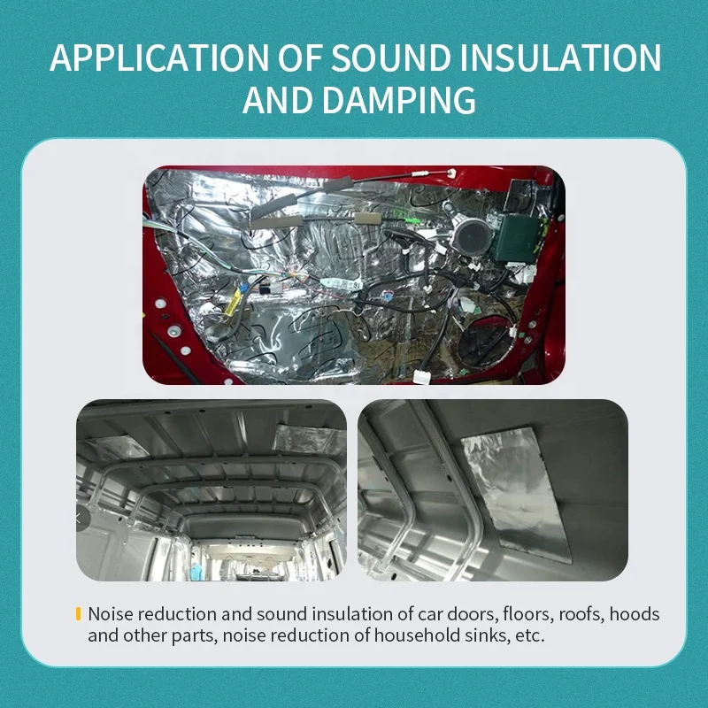 Juli Car butyl sound deadening  Materials /Sound Absorption Vibration Damping Sheet