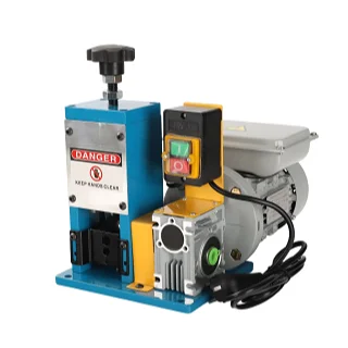 High speed home using small electric scrap copper cable stripping machine automatic scrap wire recycling stripper machine