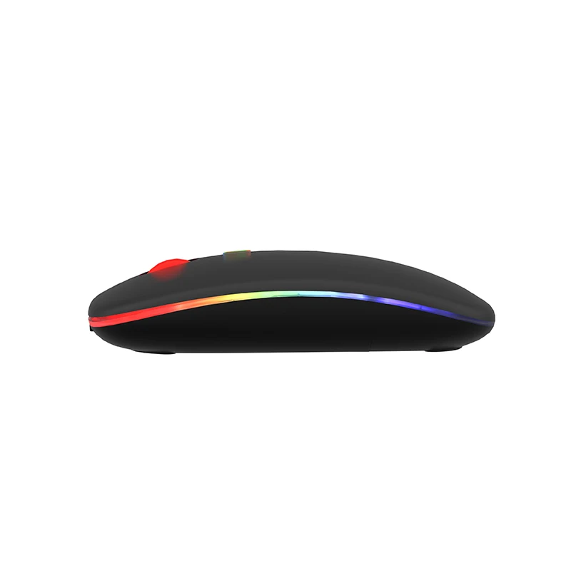 Wireless Mouse BT RGB Rechargeable Mouse Wireless Computer LED Backlit Ergonomic Gaming Mouse for Laptop PC