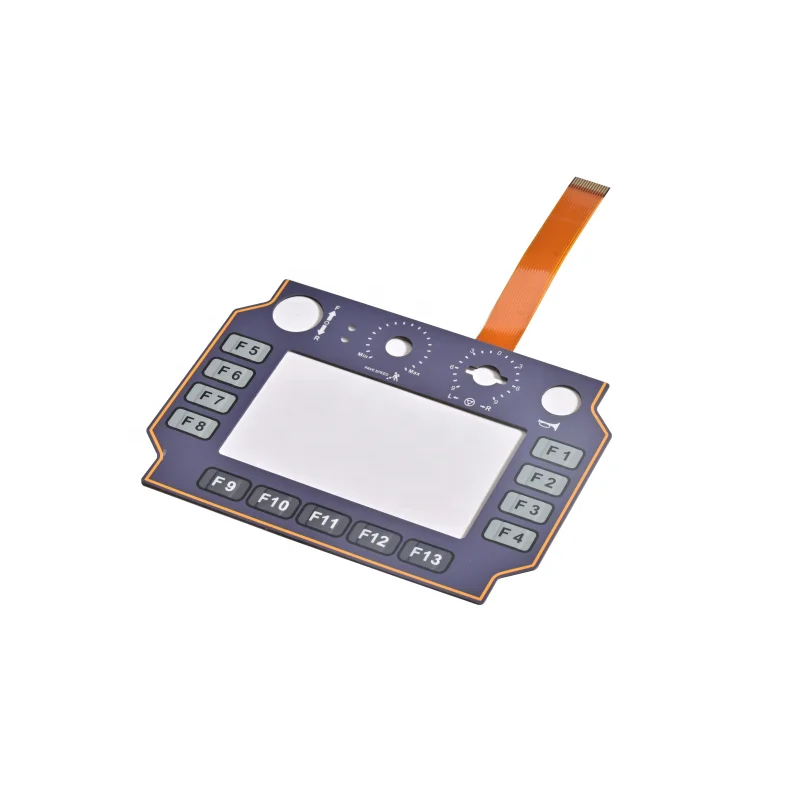 Membrane Switch Keyboard Panel Silicone PET Rubber Graphic Overlay Membrane Panel