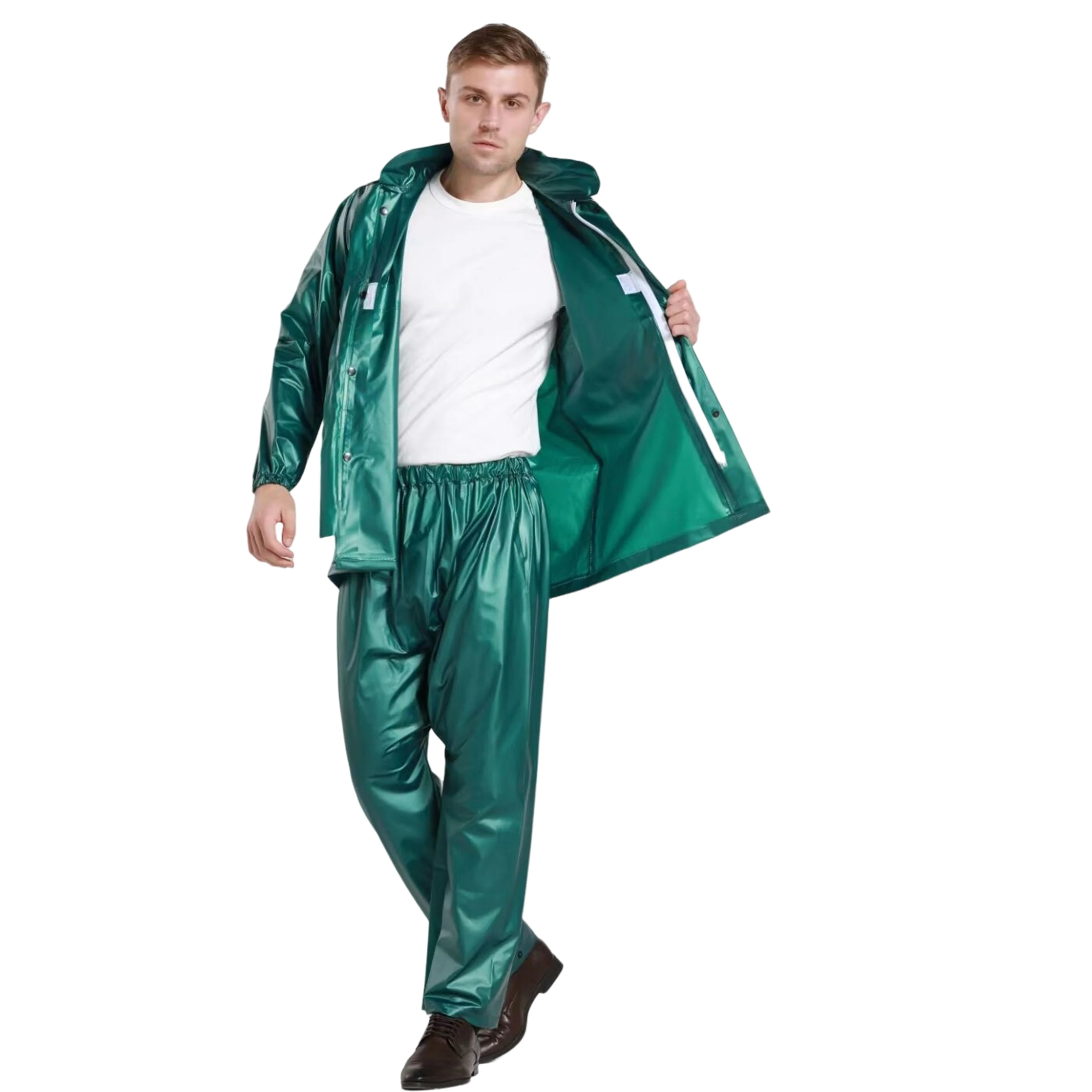 Waterproof Material 100% High Visibility New Pvc Material High Quality Raincoat Quality