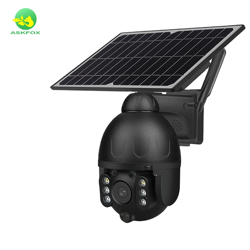 2023 Free energy Wifi 4G Outdoor CCTV Camera Speed Dome IP Solar Panel PTZ Camera HD 1080P PIR Battery Security Solar Camera