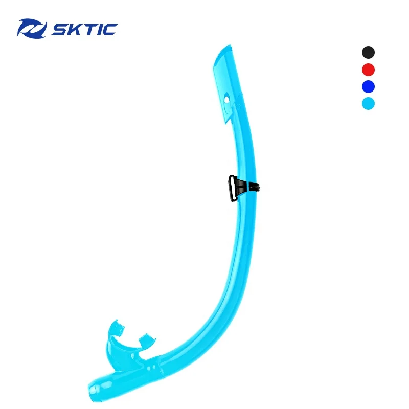 Оптовая продажа дышащая передняя трубка для подводного плавания SKTIC силиконовая Мягкая из ПВХ оборудование
