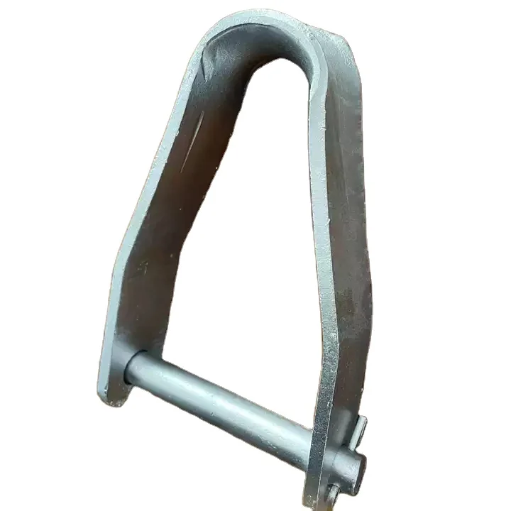 hot dip galvanized insulator bracket d iron bracket pole bracket D-iron electrical fittings