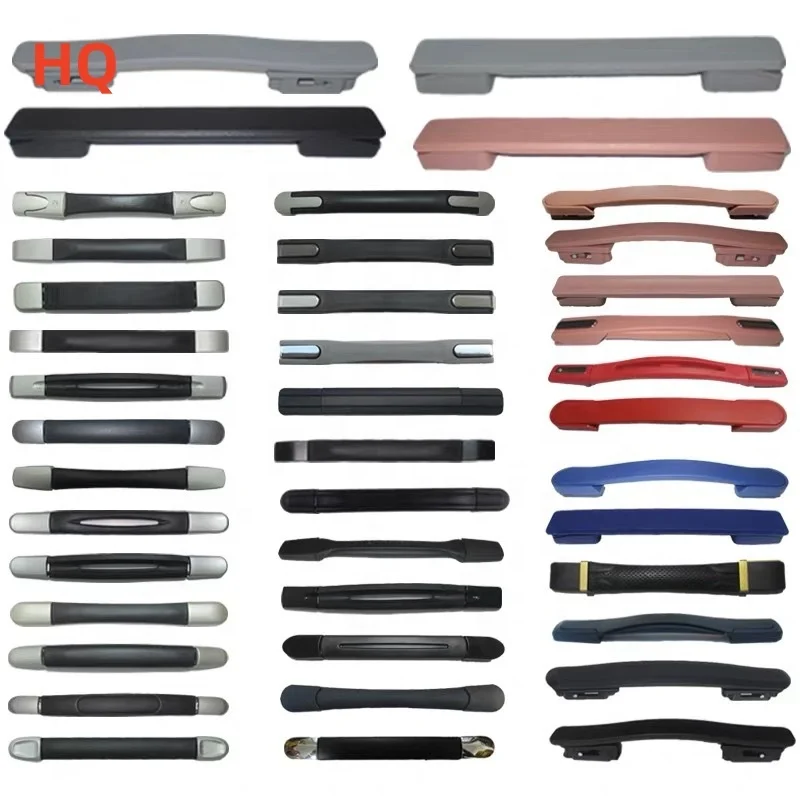 China manufacture ODM OEM folding rubber strap handle acrylic box handle suit case plastic handle for cardboard box