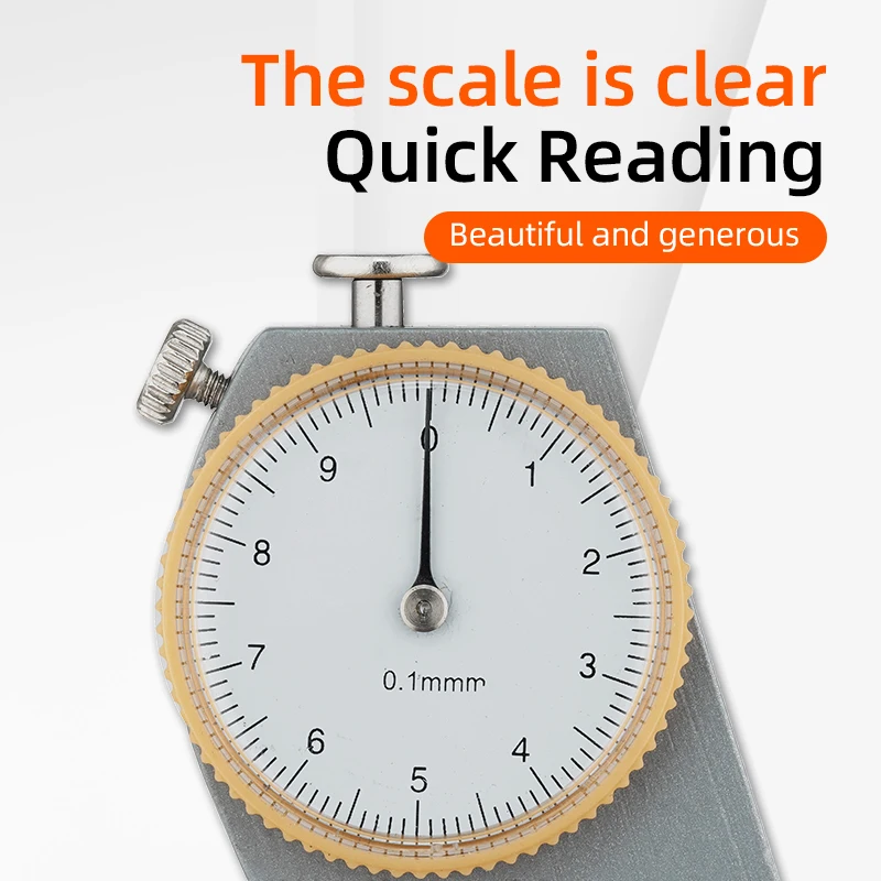 RTS New High Quality Manufacturing Analog  Thickness Stands Accud Dial Indicator Thickness measuring instrument