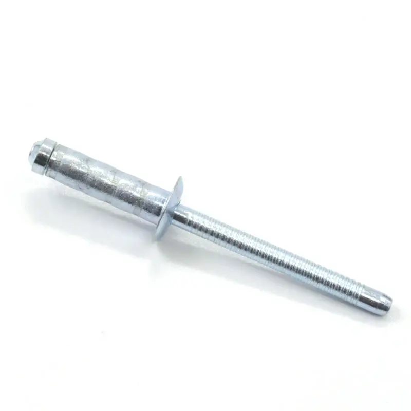 High Strength Dome Head Steel Open End Dome Head Hollow Rivets Inlay Structure Pop Blind Rivet