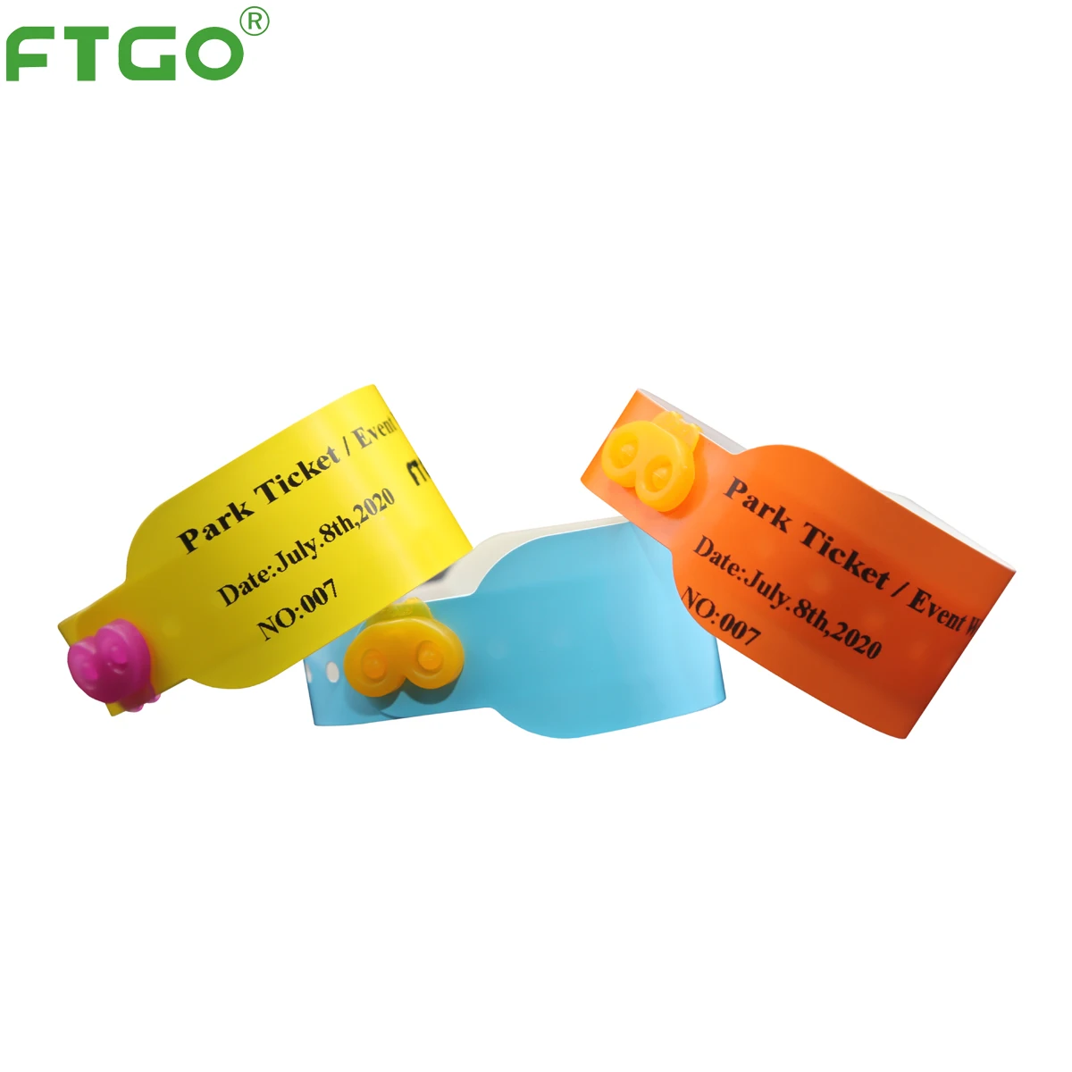 
FTGO id band for festival or part brand wholesale best quality event wristband 