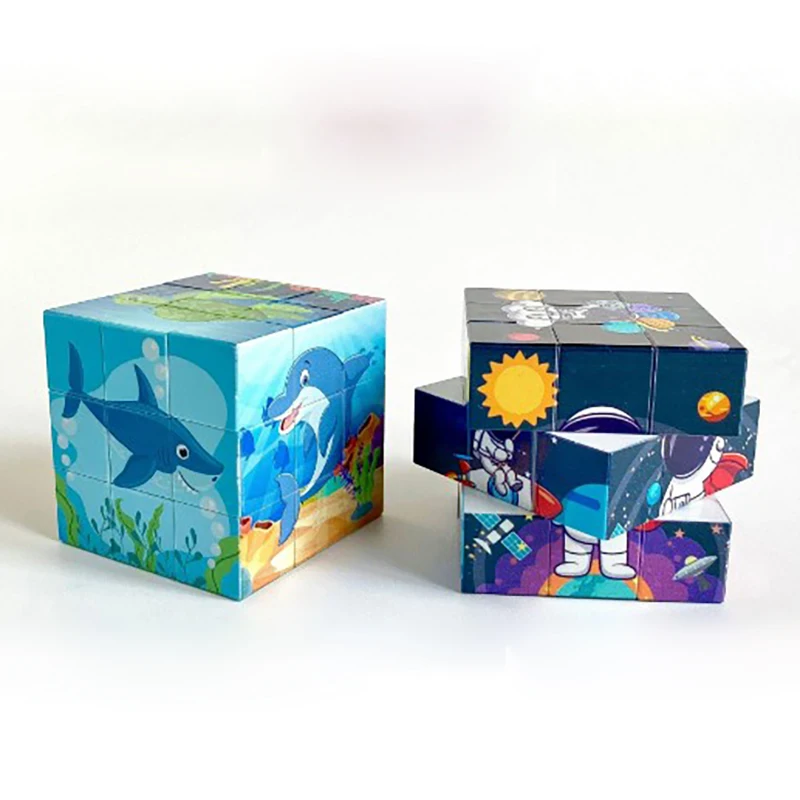 UV printing Customization Magic Cube toy for kids 5.6 cm Promotional Magic Cube
