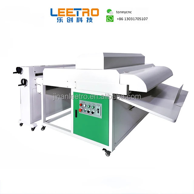 Drying with UV light UV coater coating liquid varnish uv laminating machine