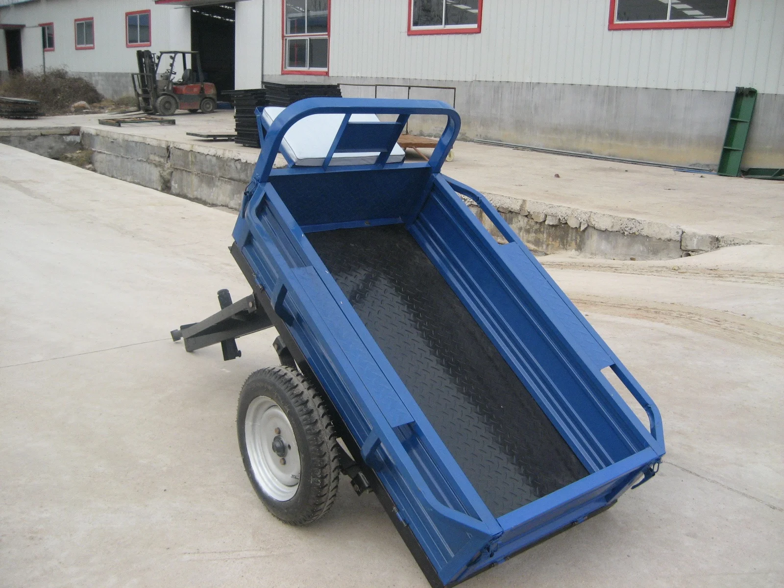 Small agricultural tractor trailer Light-Duty CE Approved 7C-0.5 7cx-1.5  Farm Dump Trailer for Tractor