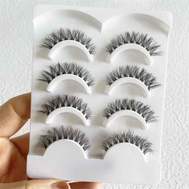 Clear Band Softer Eyelash Companies For Vegan Lashes Lovely Eyelashes Popular Style