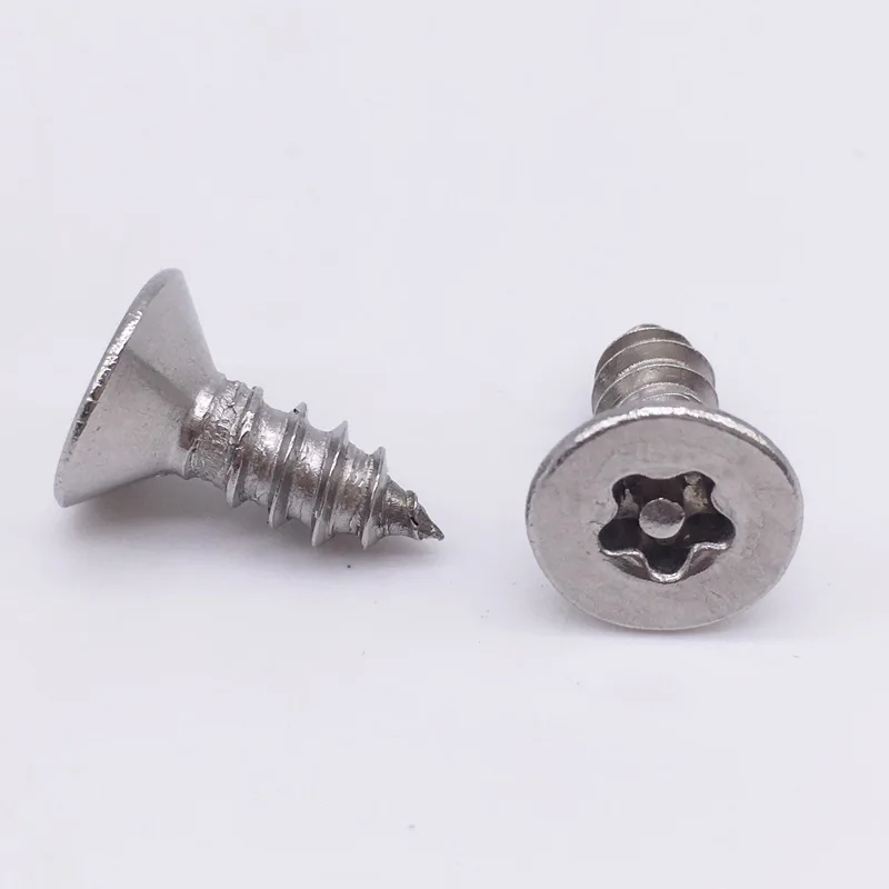 
Customized Nickel Plated Flat Torx Head Stainless Steel Screw 