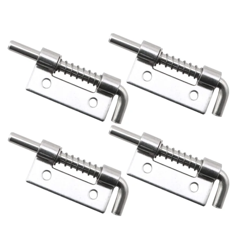 Stainless Steel Flat Pin Movable Spring Bolt Latch Hinge