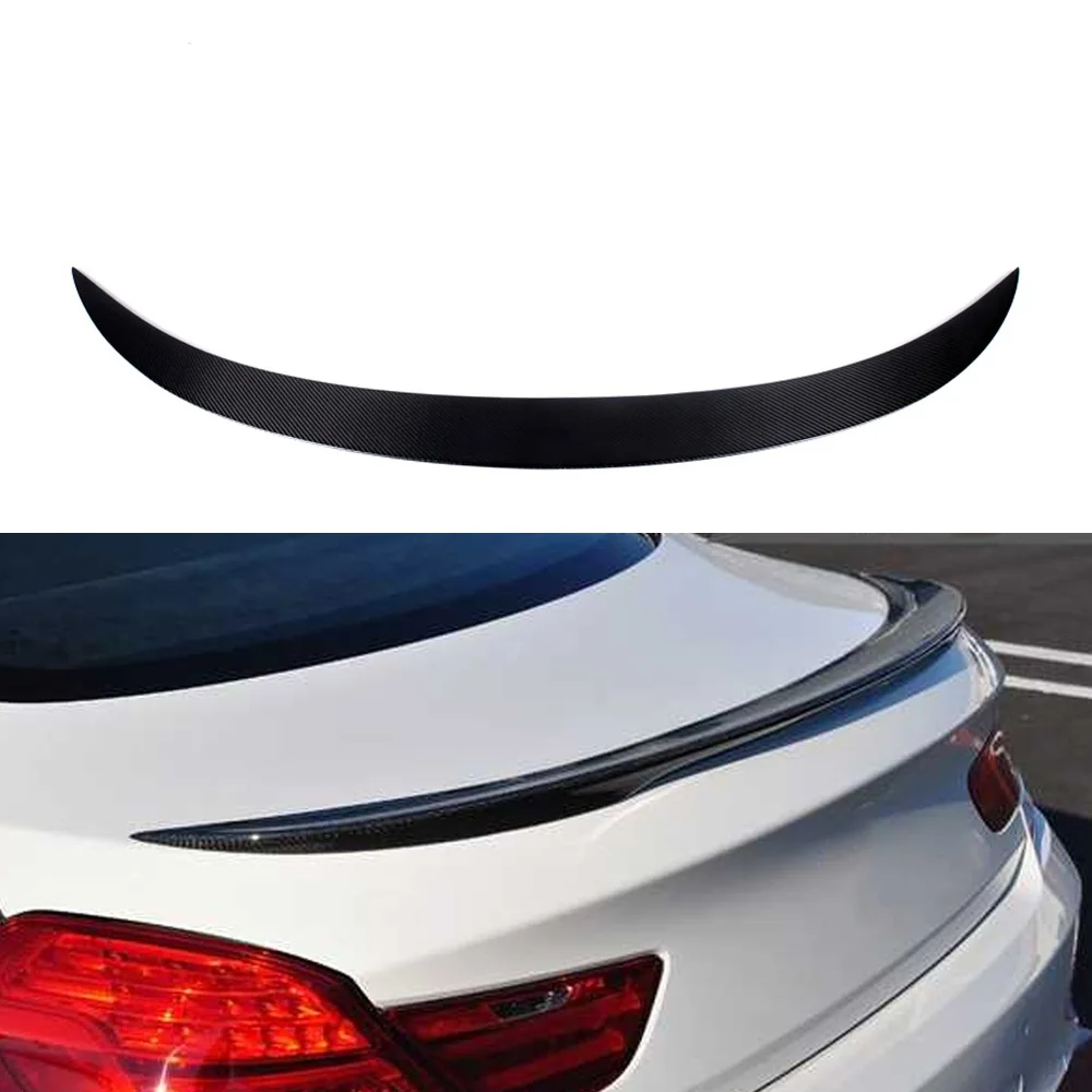 High quality  M6 Type Rear Trunk Lip Carbon Fiber Spoiler for F06 F12 F13 For F06 f12 F13 rear wing spoielr empennage 2012 u