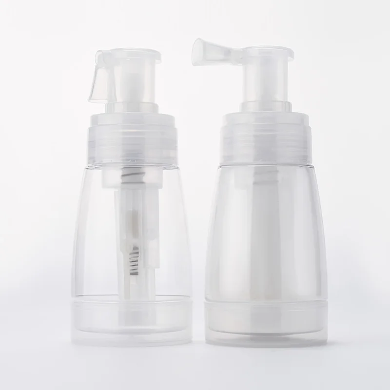 Hairdressing Tool Talcum Baby Care Powder Dispenser14ml 18ml 25ml 50ml Bottles Plastic PET Dry Hair Powder Spray Pump Bottle