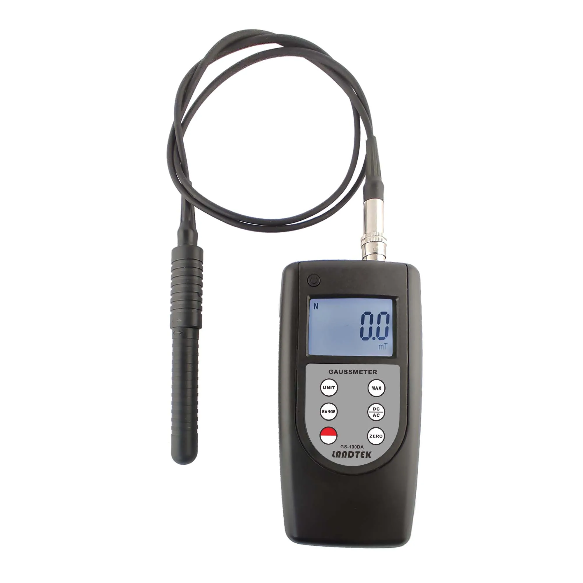 Handheld Gaussmeter  Gauss Meter  Surface Magnetic Field Tester  Test Range 200 mT 2000 mT  GS-100D