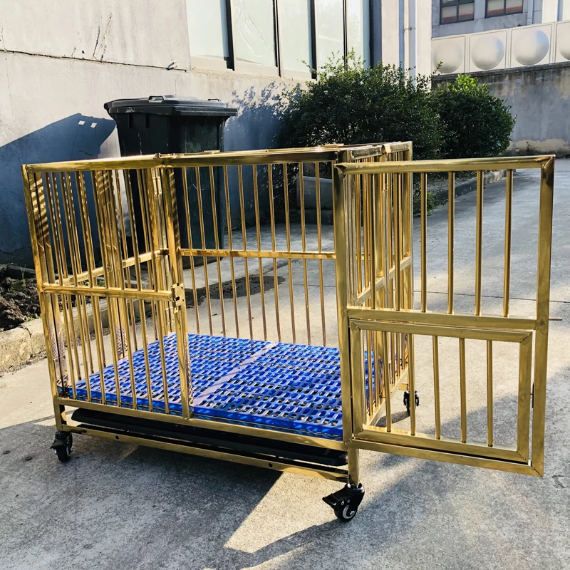 Single layer single door pet cages dog kennel cheap cage for dogs metal