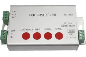 Ledcolourlight Wholesale DMX512 /SPI RGB LED SD card online controller
