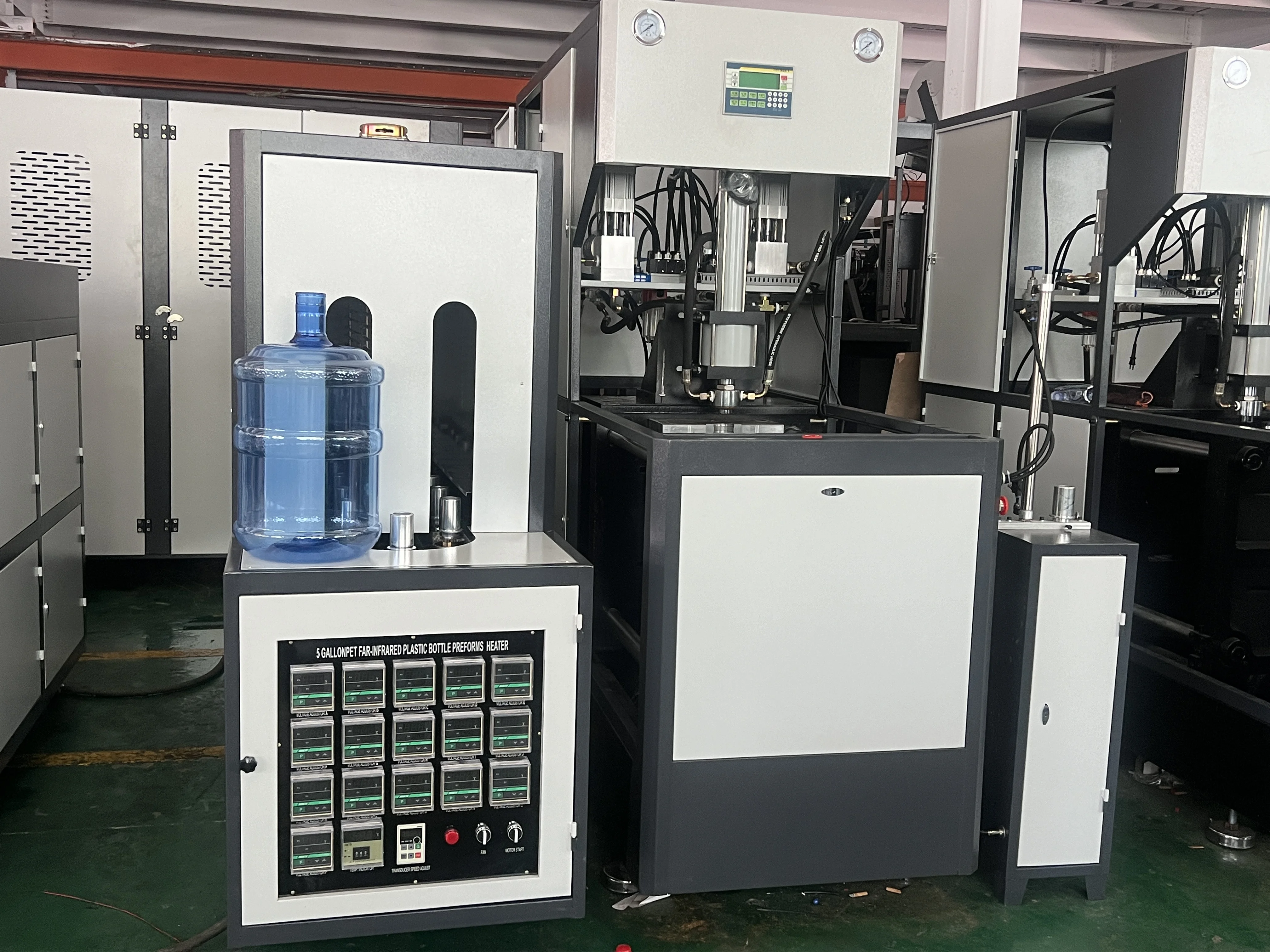 semi-auto 5 gallon barrel bottle blow molding machine/20L pet machine blowing