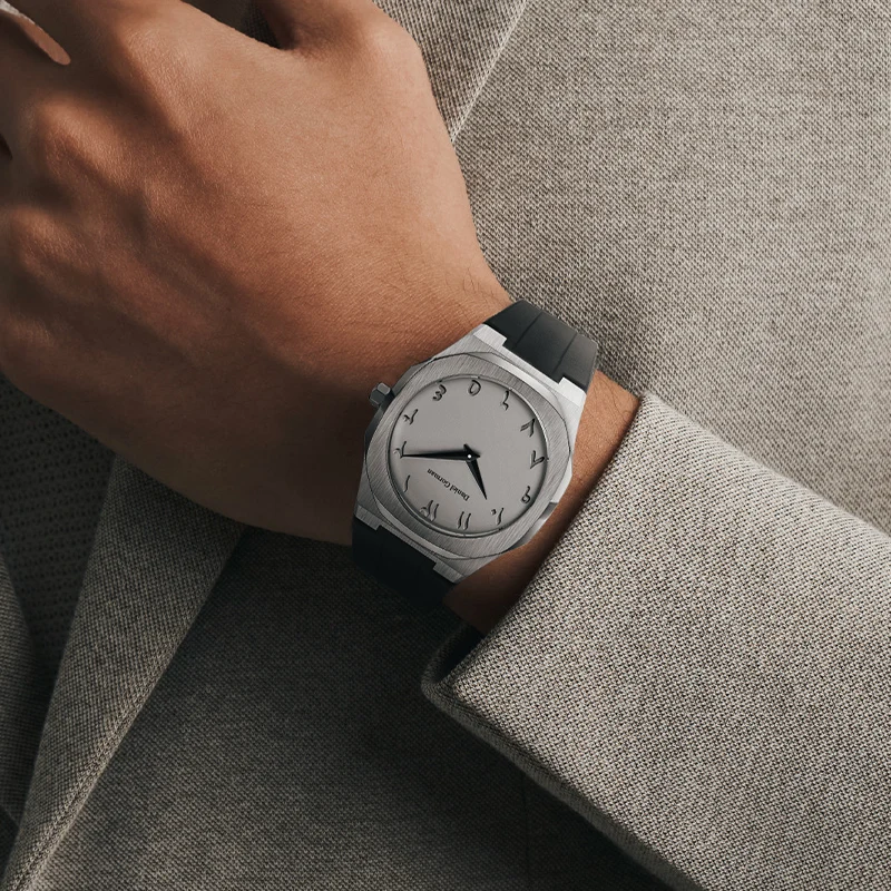 High Quality Stainless Steel Luxury Oem Ultra-Thin Custom Logo Watch For Mens
