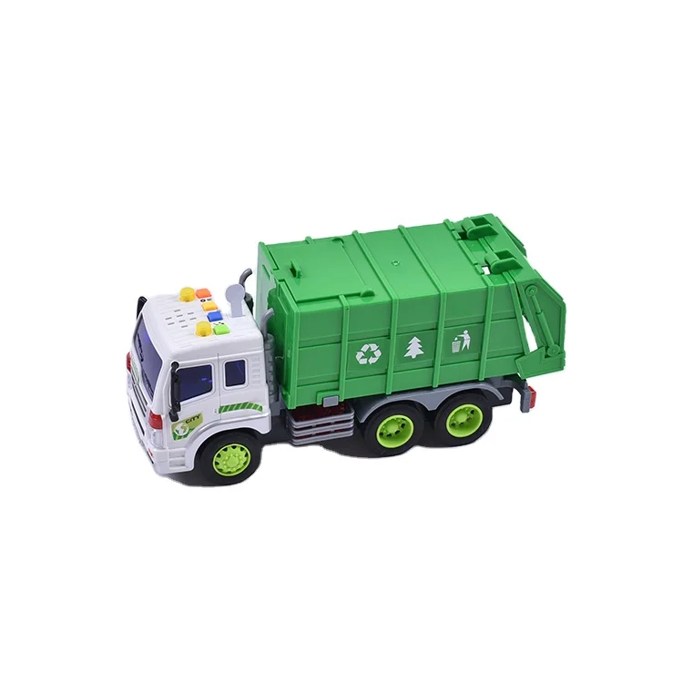 
New Arrival Inertial Friction Garbage Truck Model Car Toy Garbage Toy Car 