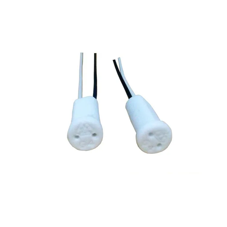 High quality lamp socket base G4 aging ceramic lamp holder