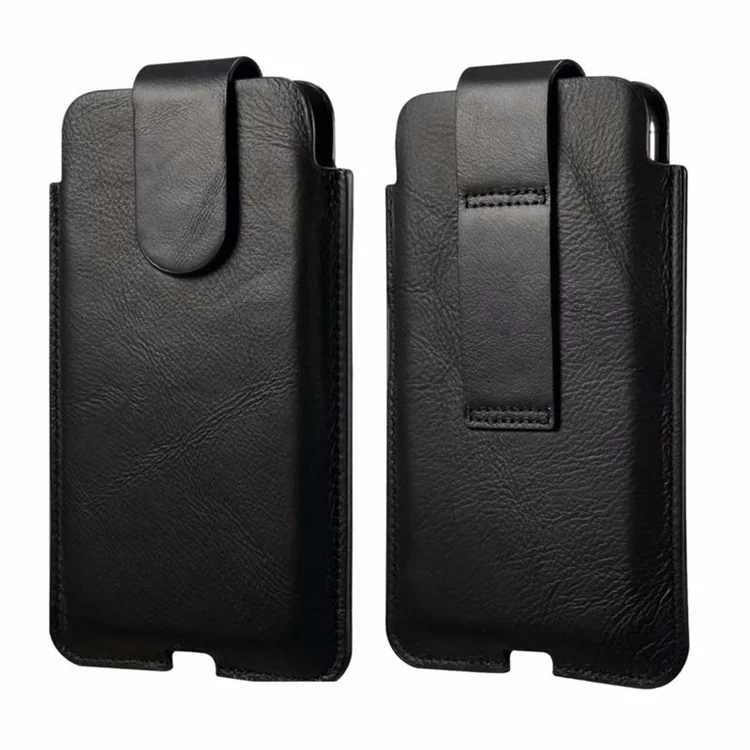 Hot Selling Black PU Leather Card Holder for iPhone 12 Pro Shockproof Pu Case Belt Case