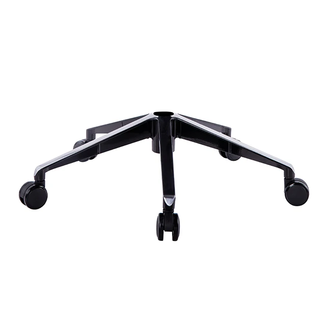 Lab Swivel Chair Aluminum five star leg for industrial polyurethane swivel chair parts with  frog mechanism
