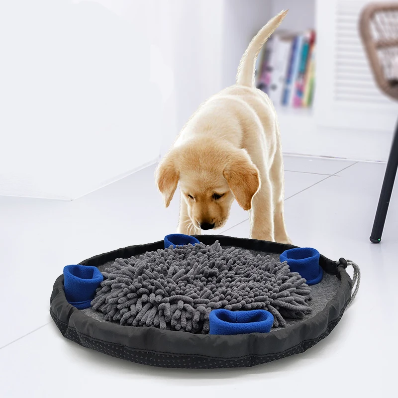 New Design  Washable Training Feeding Foraging Blanket Storage Dog Snuffle Rug Anti-slip Durable Pet Snuffle Mat