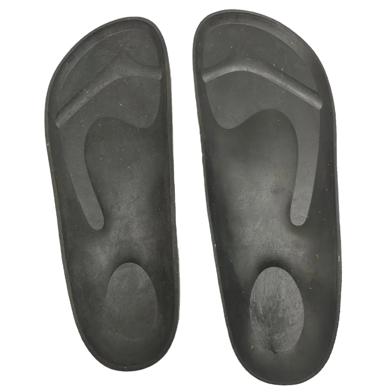 Black color cork sole sandal sole slipper cork sole cork