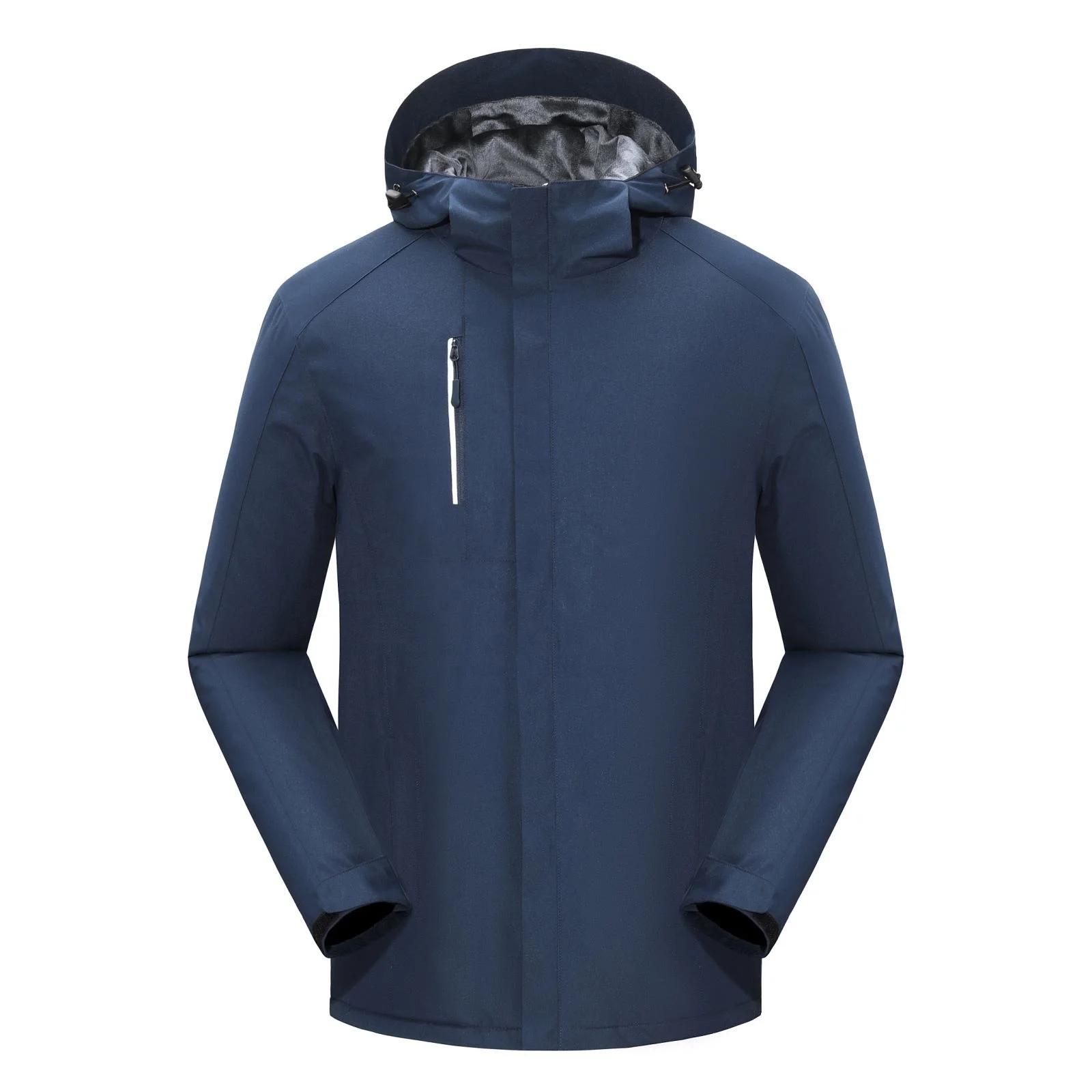 Wholesale Oem Softshell Jacket Men Outdoor Windproof Hooded Windbreaker Thermal Fleece Hiking Jackets Stand Waterproof Jacket