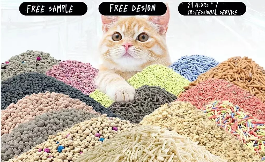 OEM/ODM Lavender Natural Tofu Cat Litter Clumping Tofu Soy Bean Cat Litter