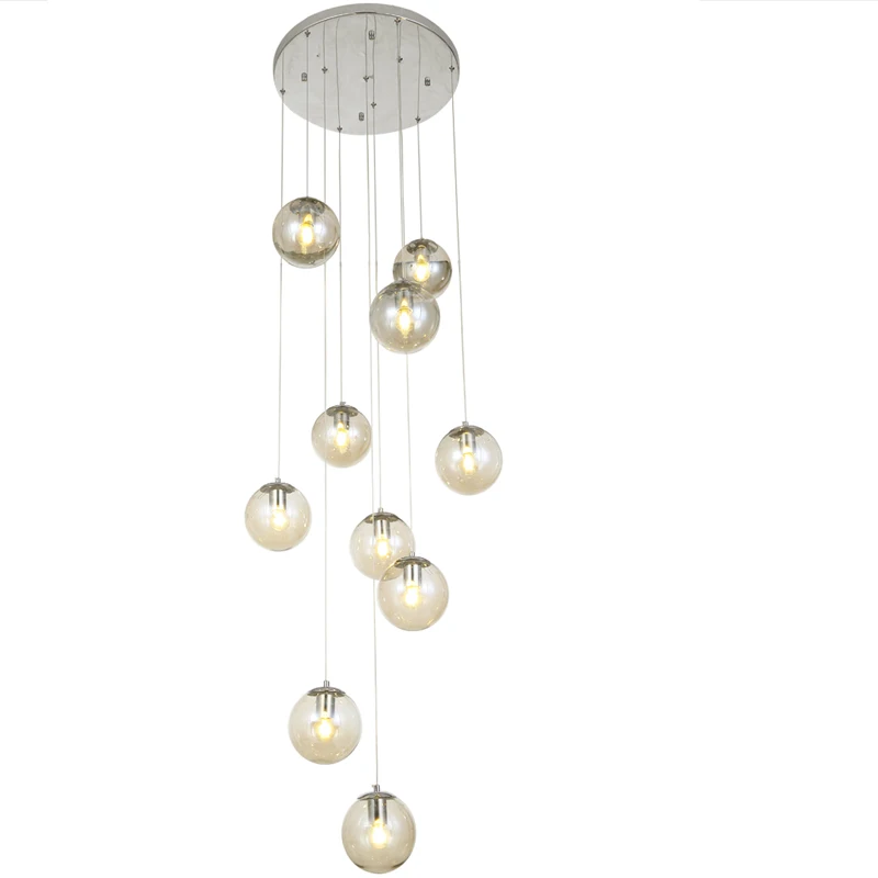 round led ceiling light Italy Designer Lighting Murano Glass Pendant Chandelier decorative Spiral gall ball ceiling light