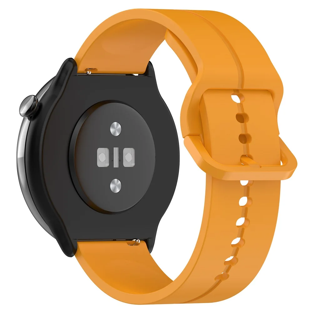 20mm 22mm Pure Color Sport Bracelet Replacement Strap for Amazfit GTR Mini Color Buckle Silicone Watch Band