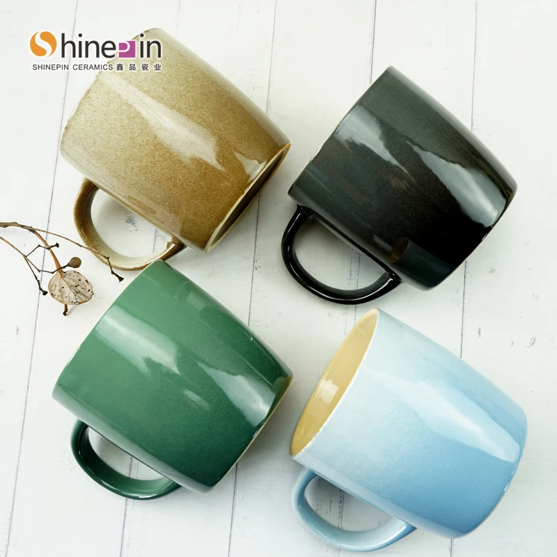 Wholesale custom sublimation with handle supplier porcelain fish cup cup porcelain  mini mug ceramic mug ceramic cute