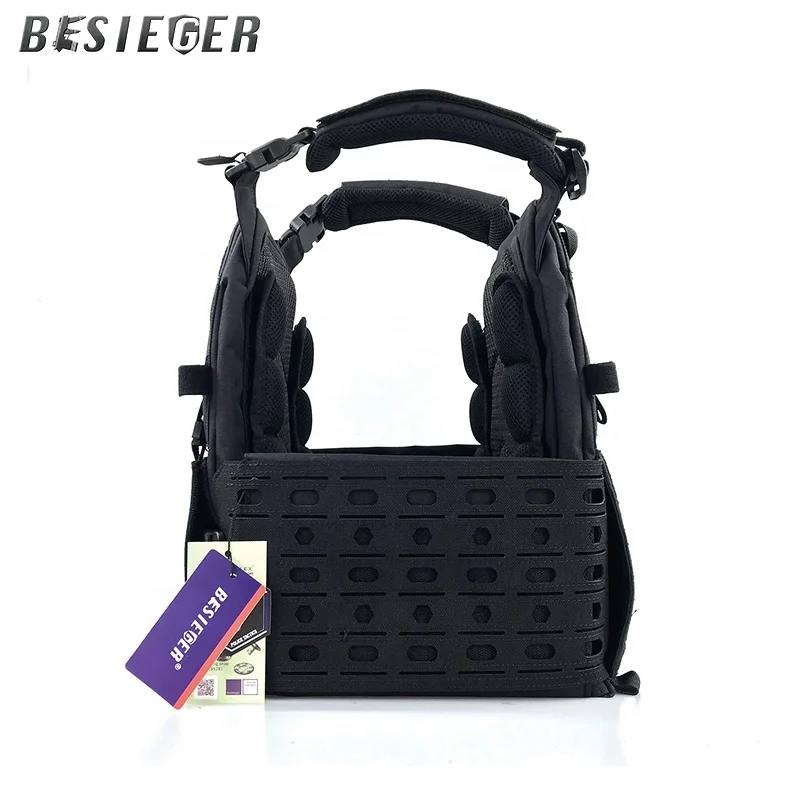 With invisible bulletproof helmet cover, flame retardant nylon military police tactical vest, lightweight combat vest