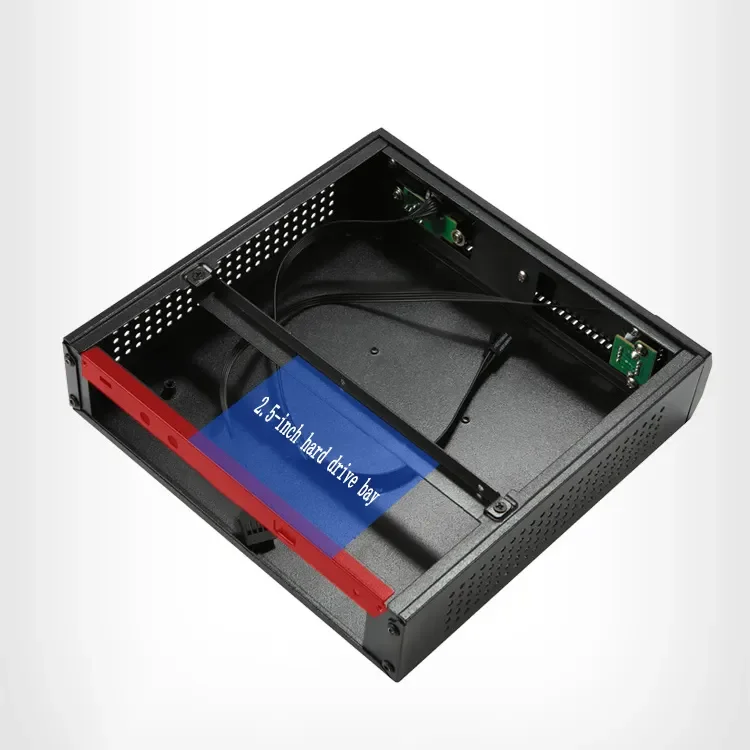 OEM High Tower Micro PC Gaming Case THIN ITX Computer Tower with USB 2.0 HD Audio and 2 WiFi for Computer Cases & Towers