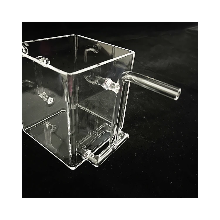 Customized High temperature corrosion resistance Quartz products Quartz glass square cylinder