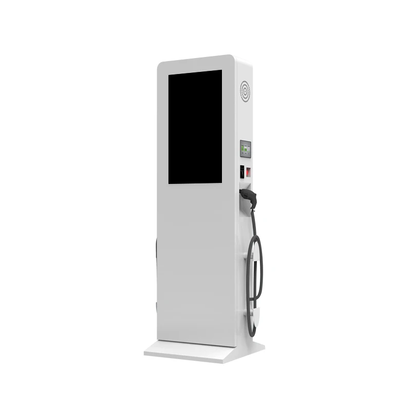  На открытом воздухе зарядная станция с ЖК рекламный плакат Digital Signage киоск для электрического