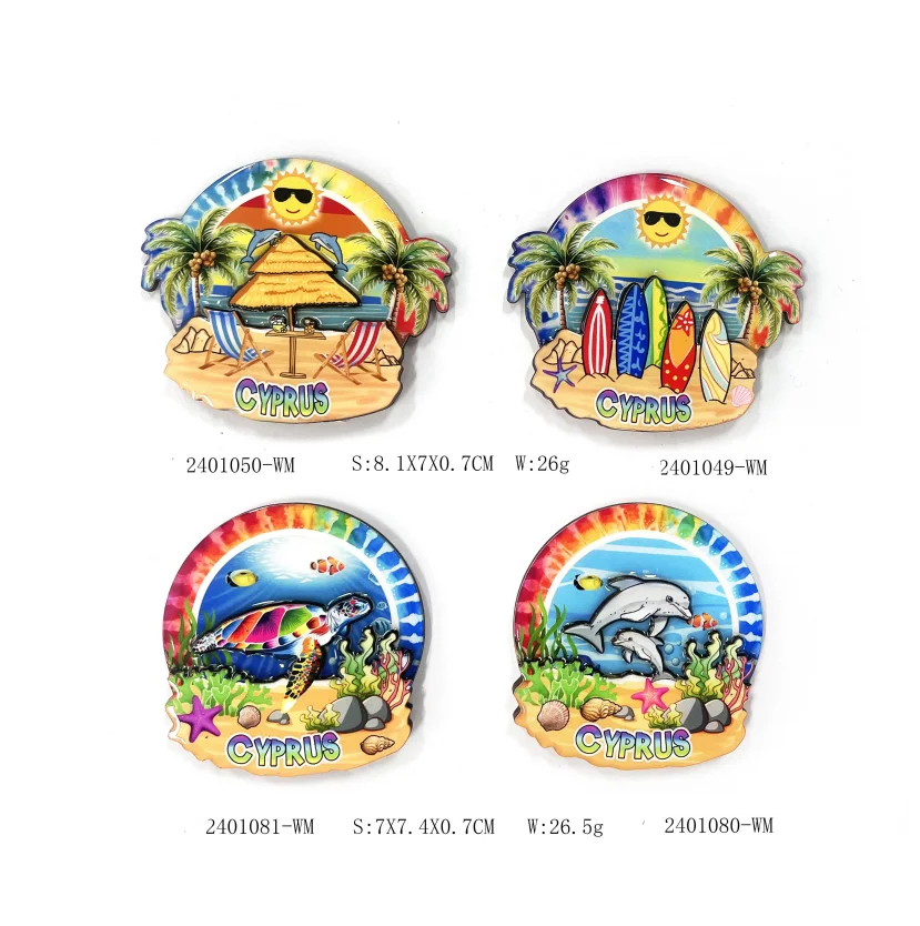 MDF Wooden Magnet Souvenirs With High Quality