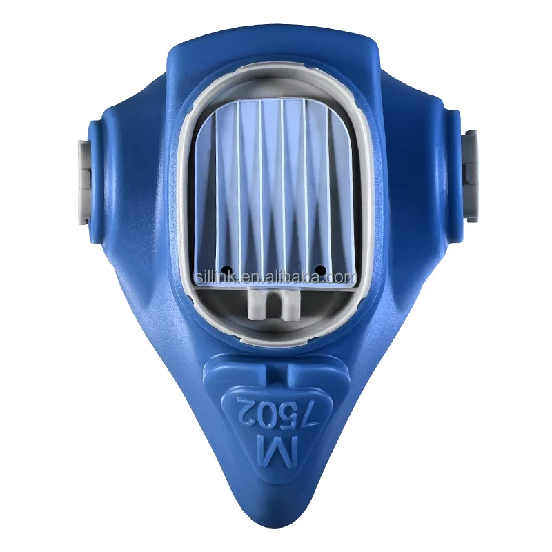 Compatible 7502 respirator Liquid silicone rubber Chemical gas mask Dust proof mask inspirator for respiratory protection