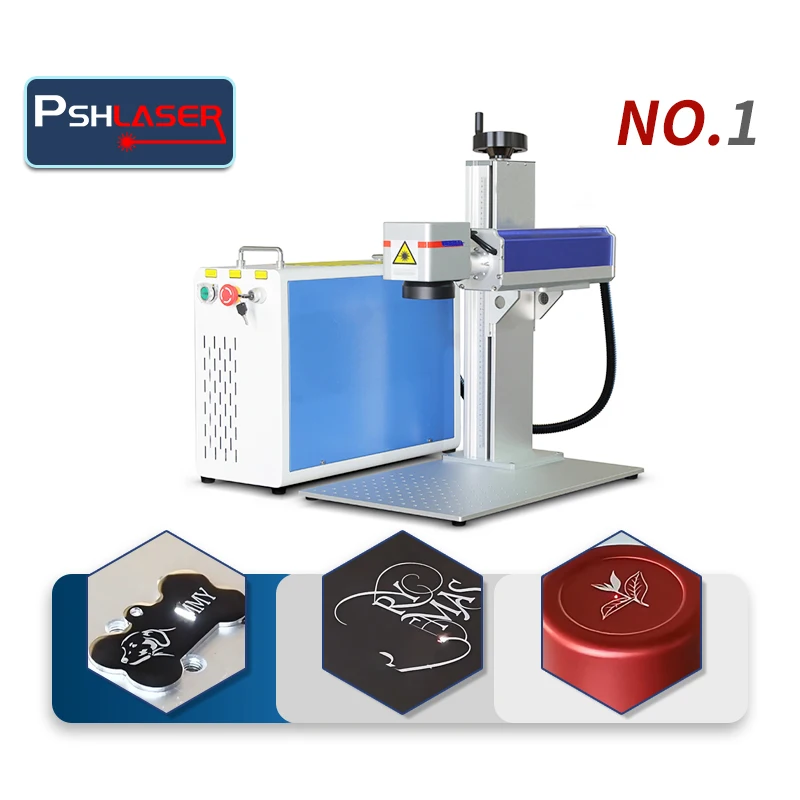 Cheap Price Laser Marker 20w 30w 50w Metal Portable Optical Fiber  pcb laser fiber marking machine pip marker For Metal Product