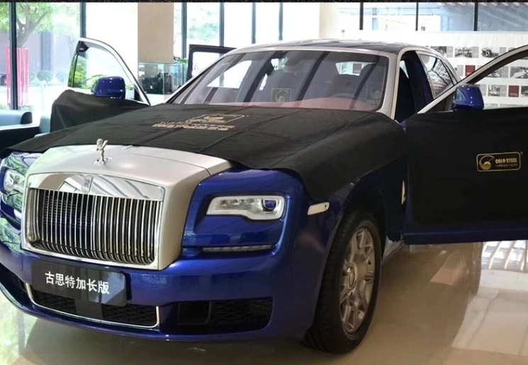 Car film protective cloth hood door pad car beauty maintenance modification construction protective cover waterproof