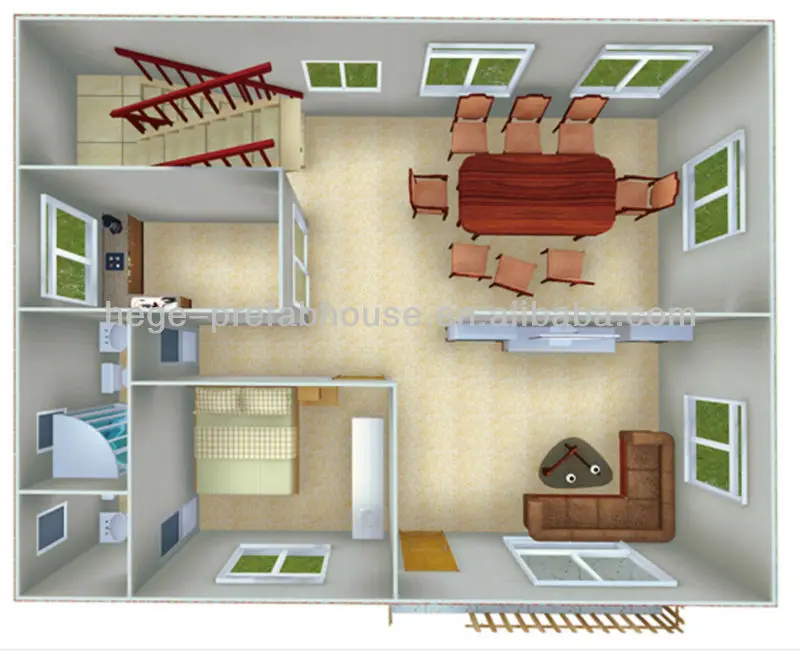 Cold Formed Steel Ready Made Wooden House in Slovenia