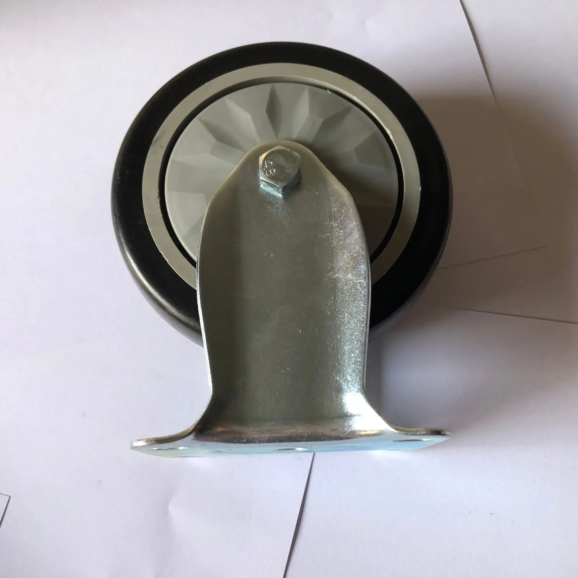 supermarket caster wheel for shopping cart  TPU and TPR tread shopping cart castor wheel pvc