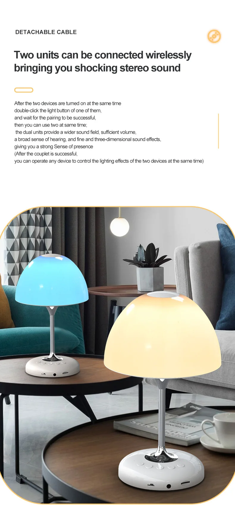 New design bluetooth speaker night light desk lamp  Music Led Light Lamp Bluetooth Speaker
