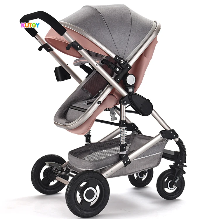 Universal deluxe baby stroller/baby stroller 3 in1 with rain cover/high quality baby stroller made in China