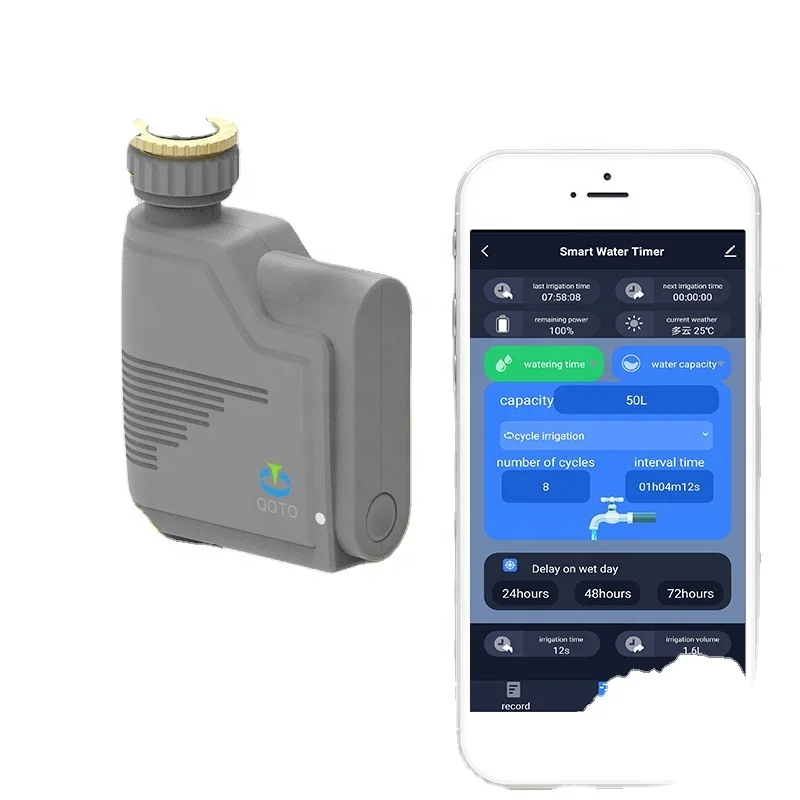 Wifi Z-wave phone Control 1/2 irrigation water timer farm irrigation AA dry batteries water timer sprinkler irrigation system